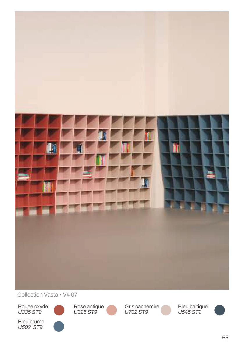 Bibliothèque Vasta sur mesure — grand espace public