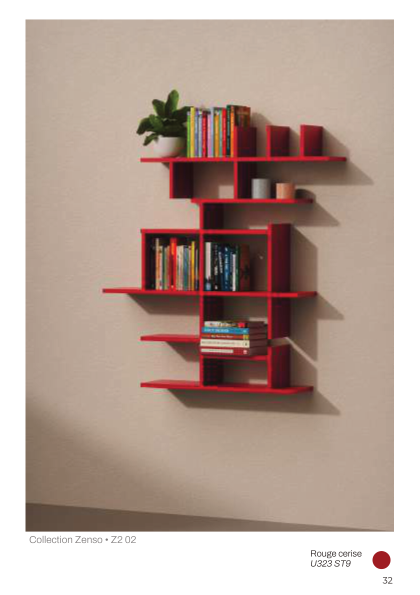 Étagères murales Collection Zenso
